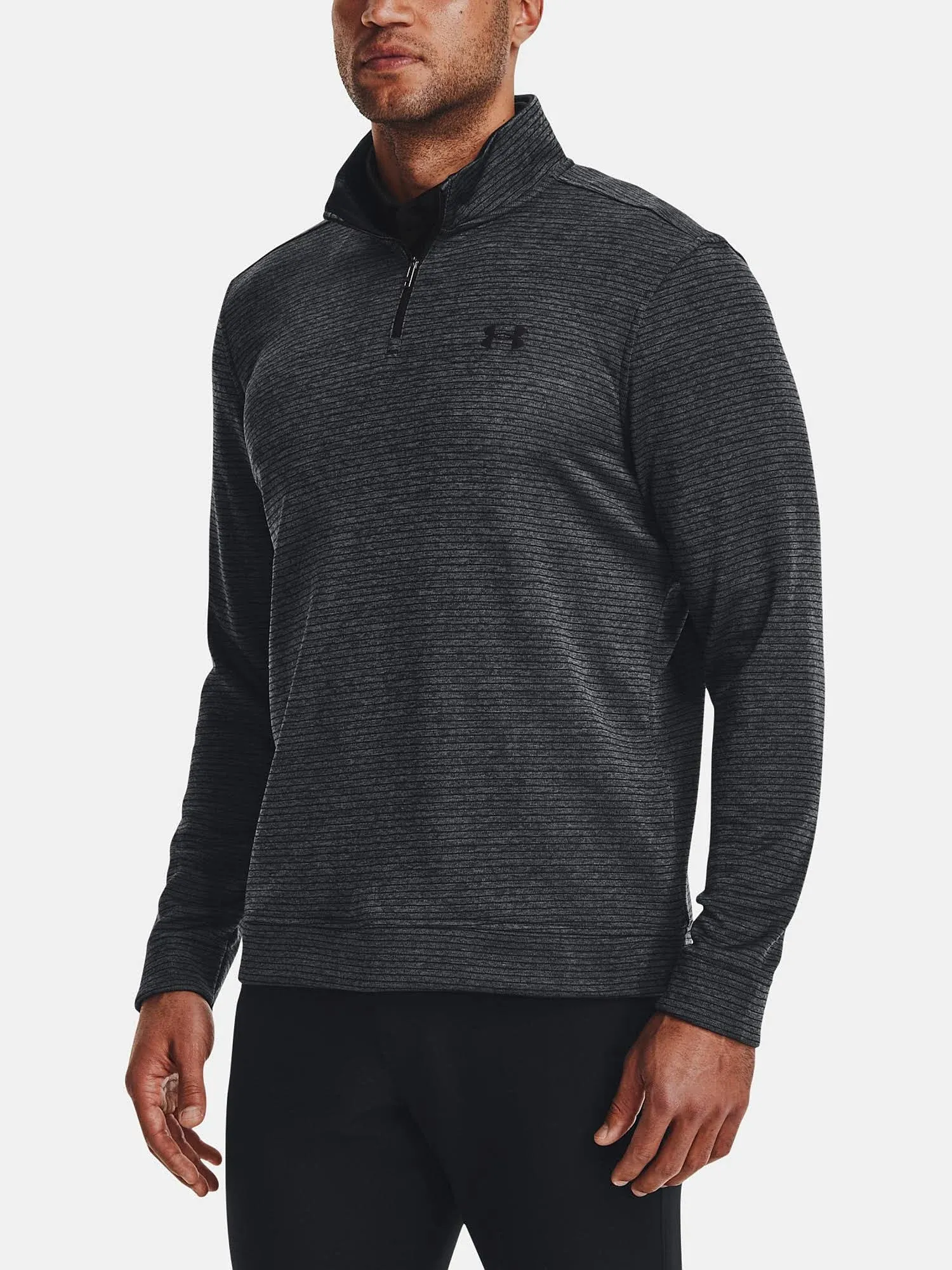 Men's Storm SweaterFleece Zip - Black, MD, Under Armour