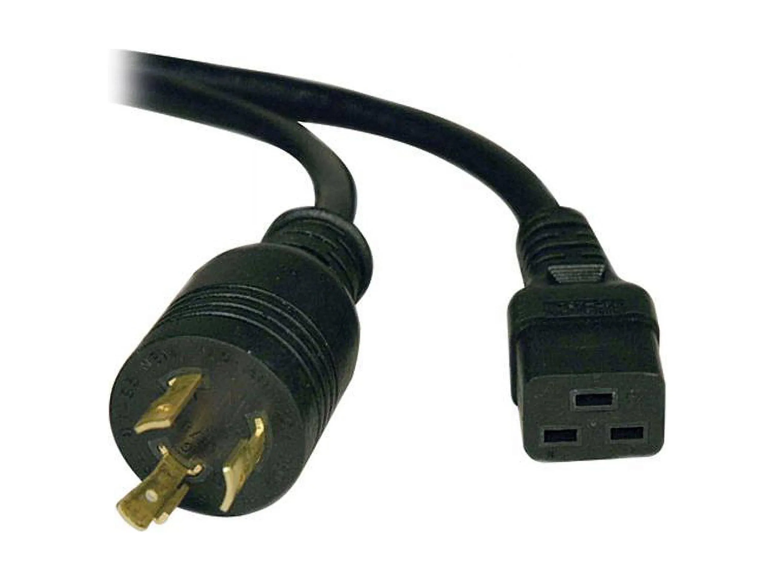 Tripp Lite Heavy-Duty Power Cord for PDU and UPS 20A, 12AWG (IEC-320-C19 to NEMA L6-20P) 6-ft.(P040-006) Black