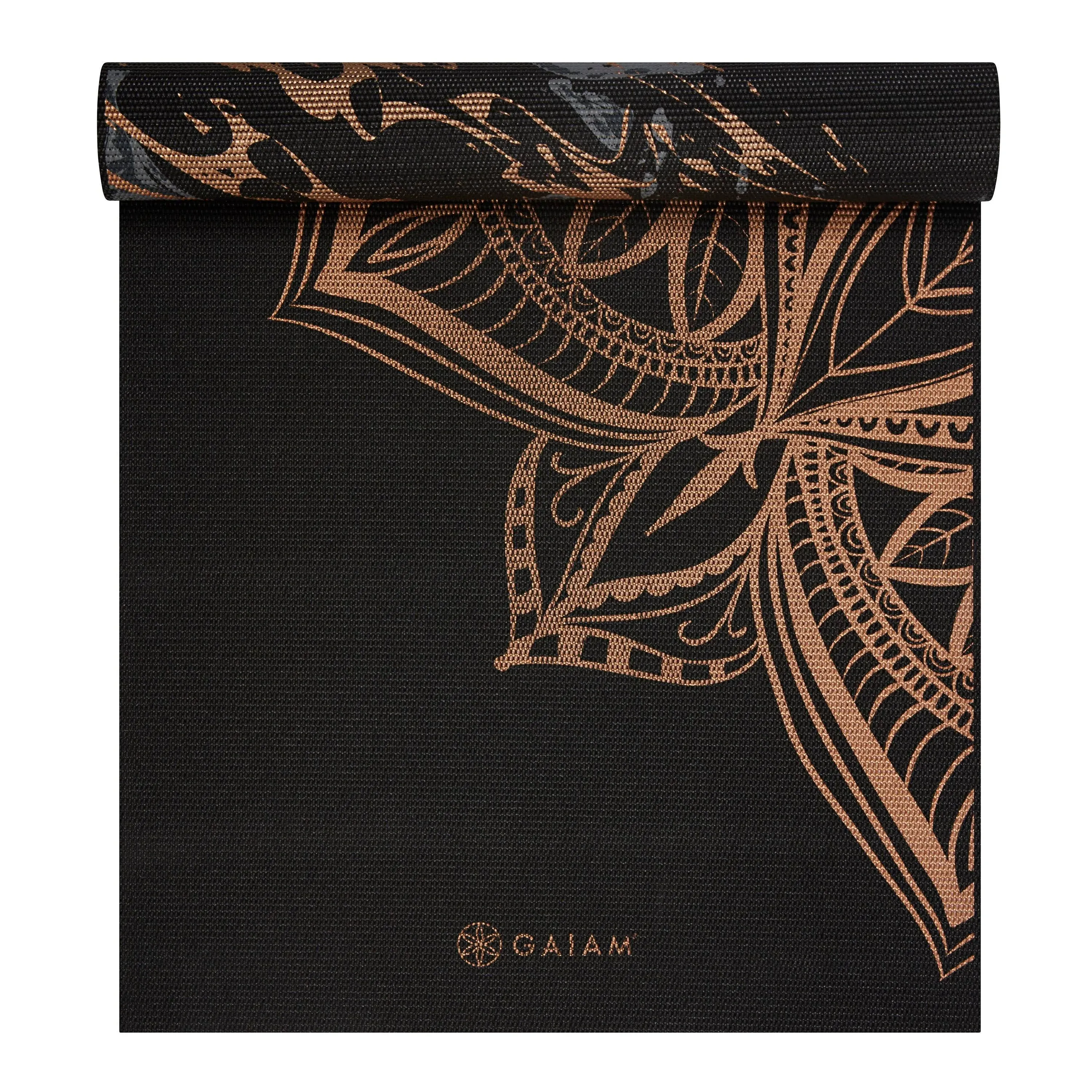 Gaiam Yoga Mat - Premium 6mm Print Reversible Extra Thick Non Slip Exercise & Fitness Mat for All Types of Yoga, Pilates & Floor Workouts (68" x 24" x 6mm Thick)