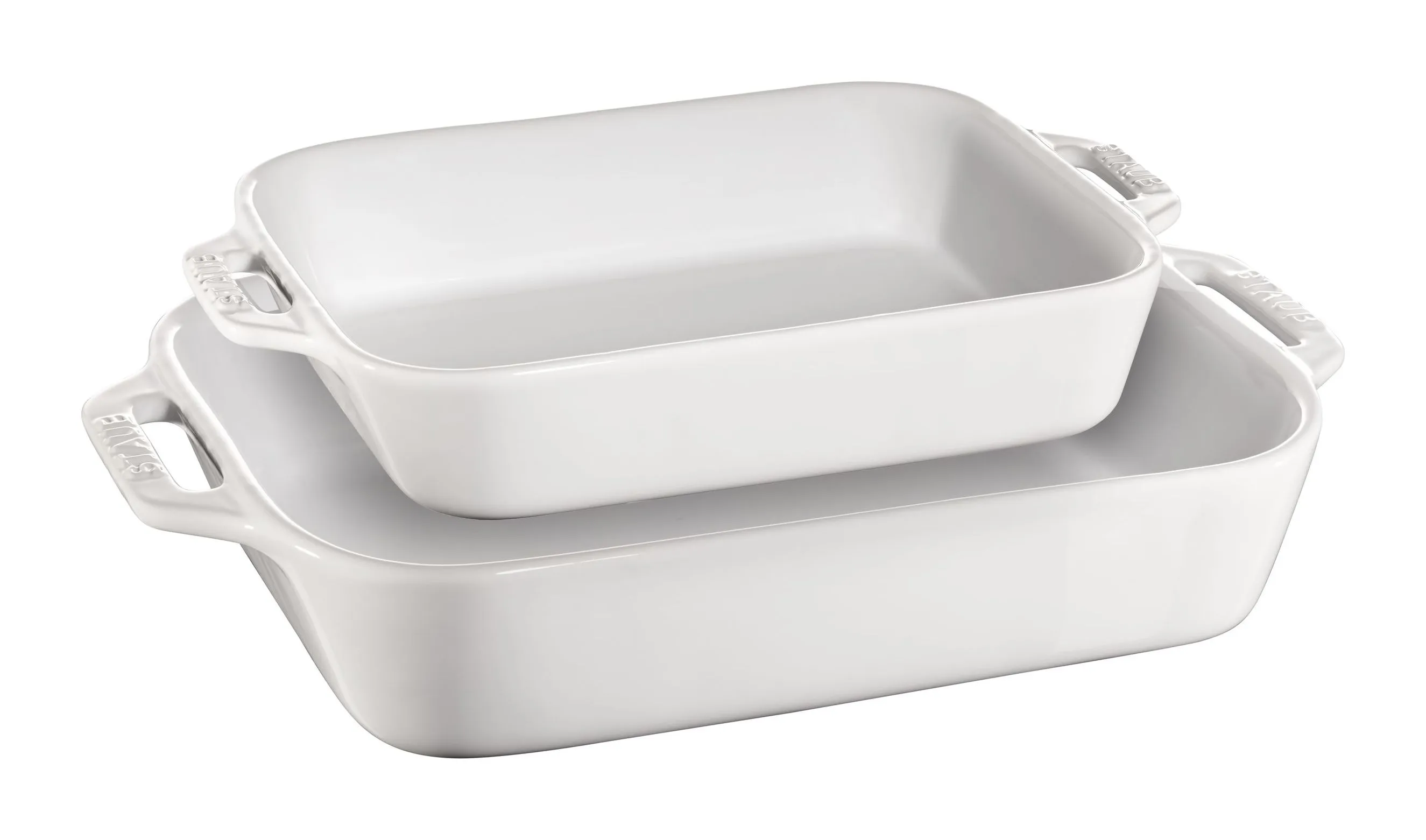 Staub 2-Piece Rectangular Baking Dish Set Citron