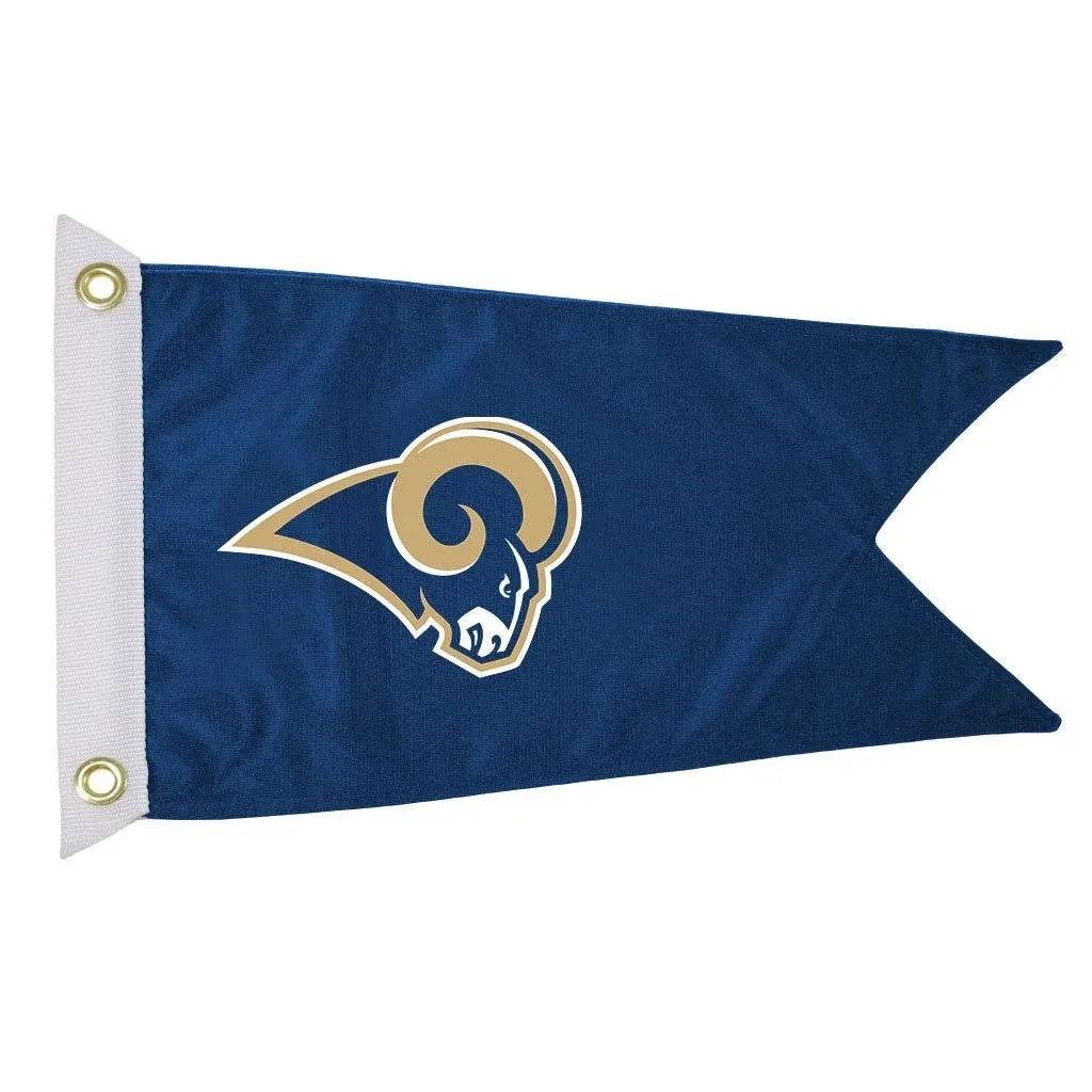 Flagpole To-Go 12" x 18" NFL Pennant Flag Rams