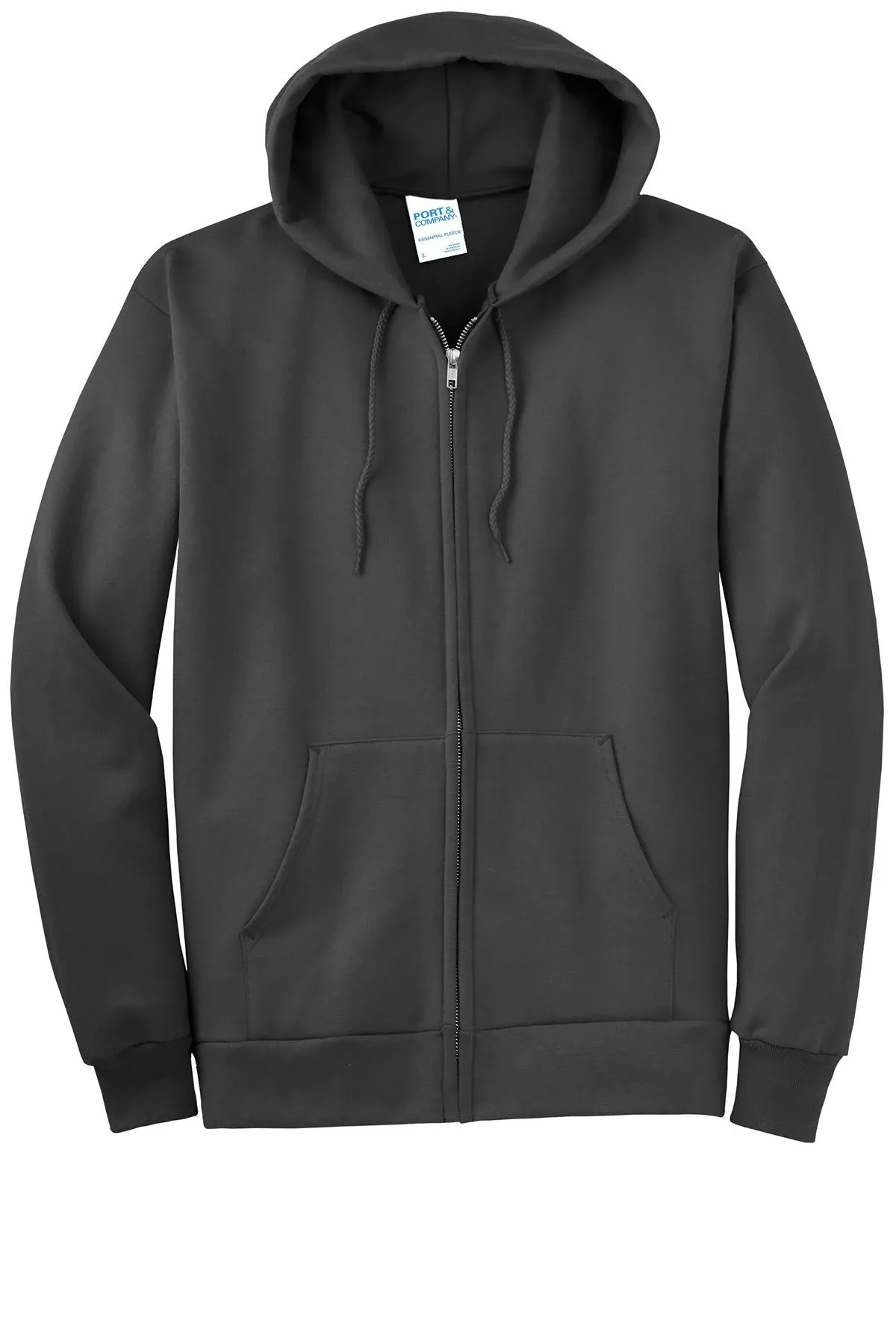 Port & Company Essential Fleece Full-Zip Hooded Sweatshirt