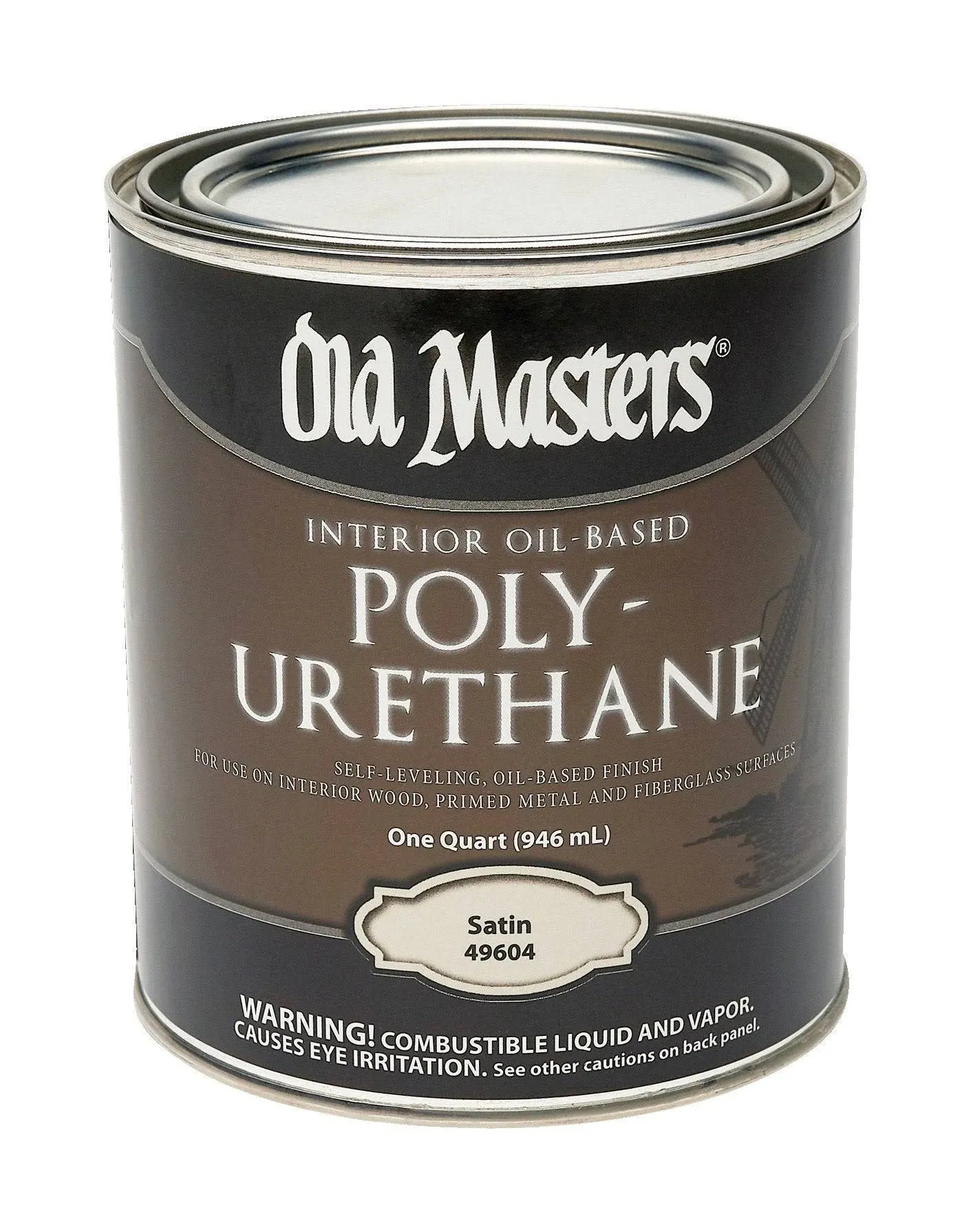 Old Masters Satin Clear Oil-Based Polyurethane 1 qt