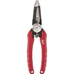 Milwaukee 48-22-3079 6-In-One Combination Wire Stripping and Reaming Pliers for ElectriciansMilwaukee 48-22-3079 6-In-One Combination Wire Strip…