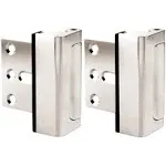 Dwell+Good Door Locks (2-Pack) - Easy To Install Aluminum Home Security Door Locks for Front Door - Child Proof Door Lock for Kids Safety - Withstand 800 lb of Force & Tamper Proof Top Door Lock Latch