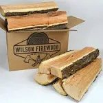 Wilson Cherry Split Firewood - Seasoned Natural Kiln Dried Fireplace, Fire Pit, Bonfire Logs (Regular)