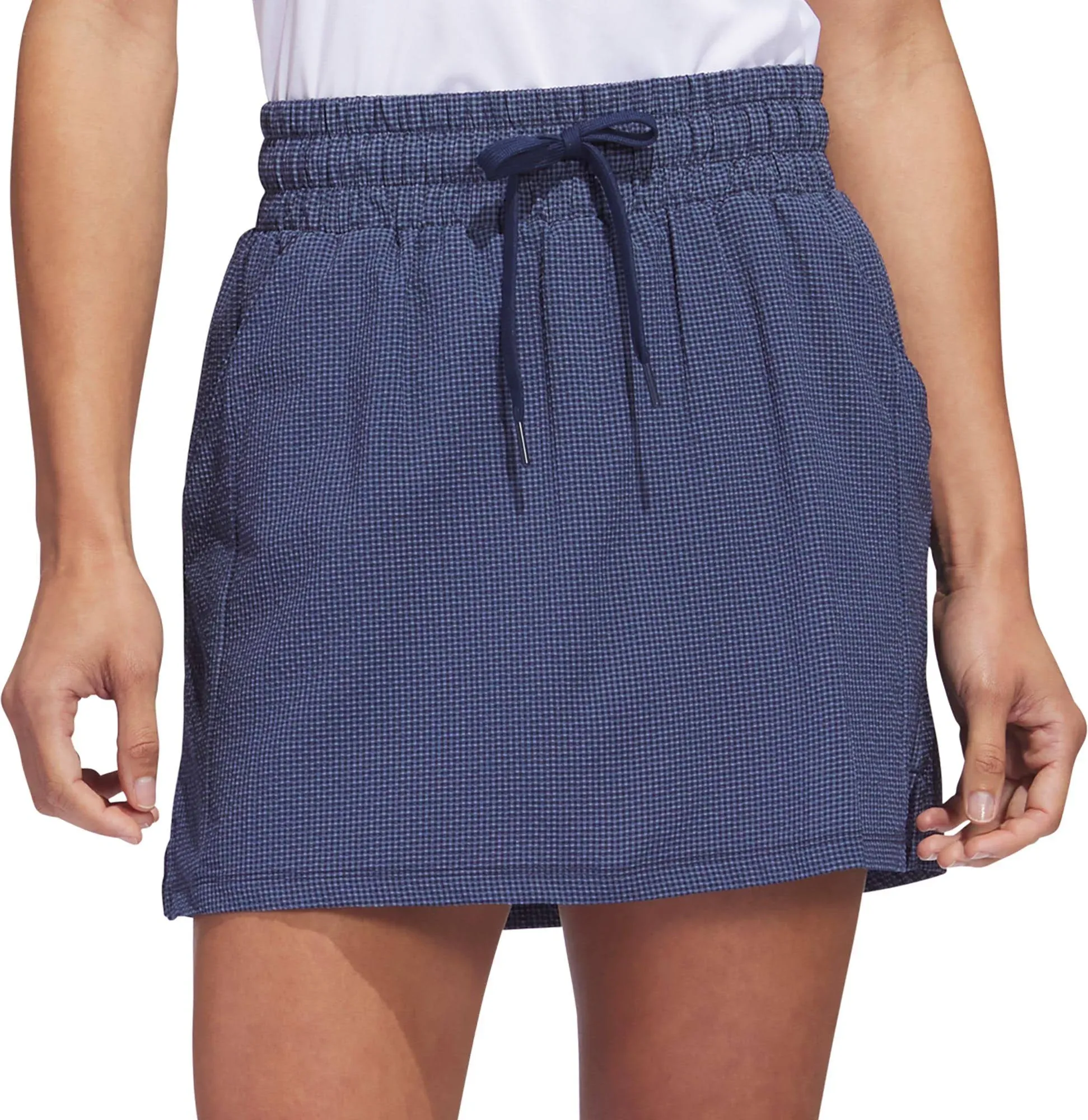 Adidas Women's Seersucker 16" Golf Skort, XL, Collegiate Navy