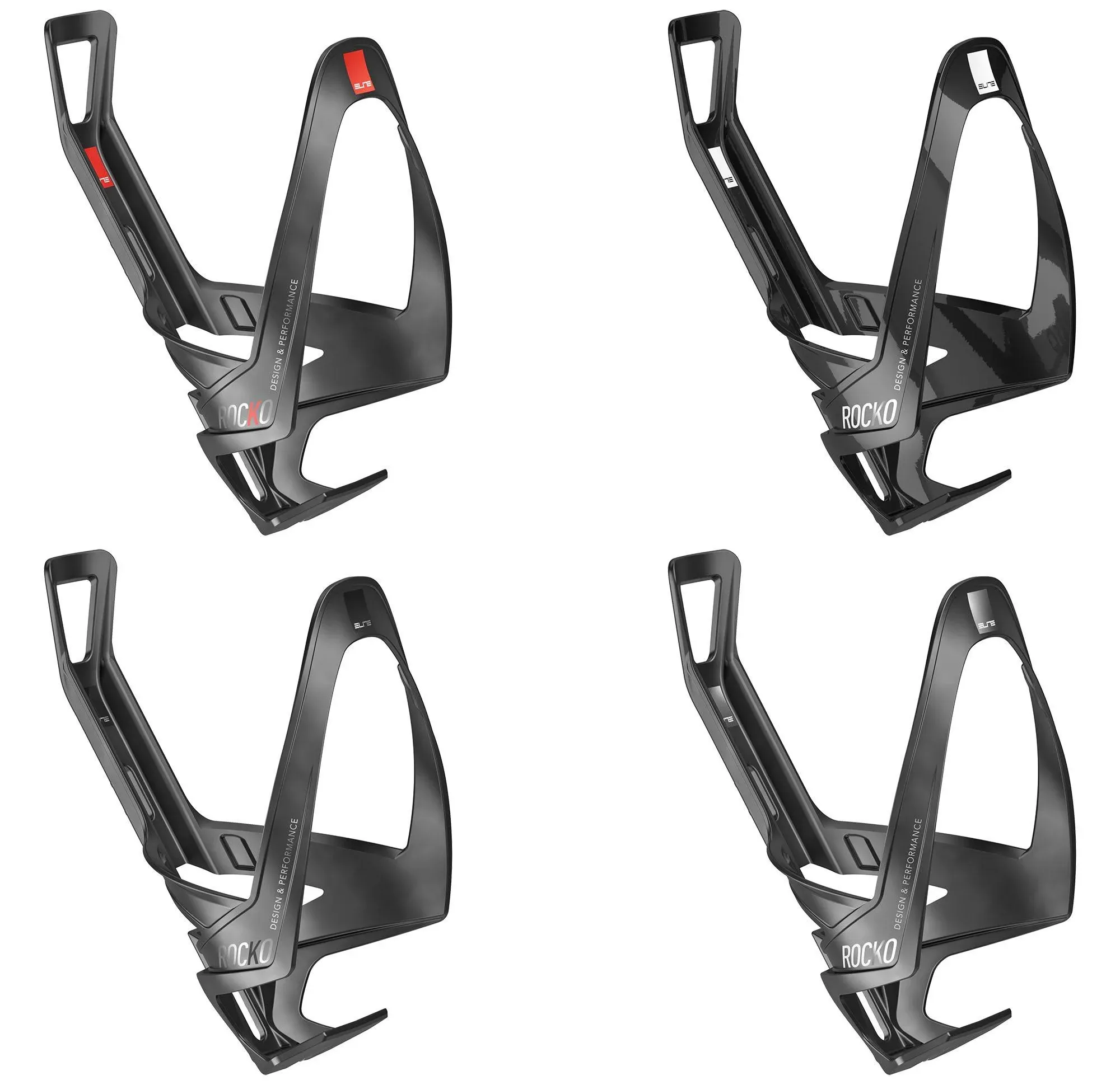 Elite Rocko Carbon Bottle Cage Matte Black