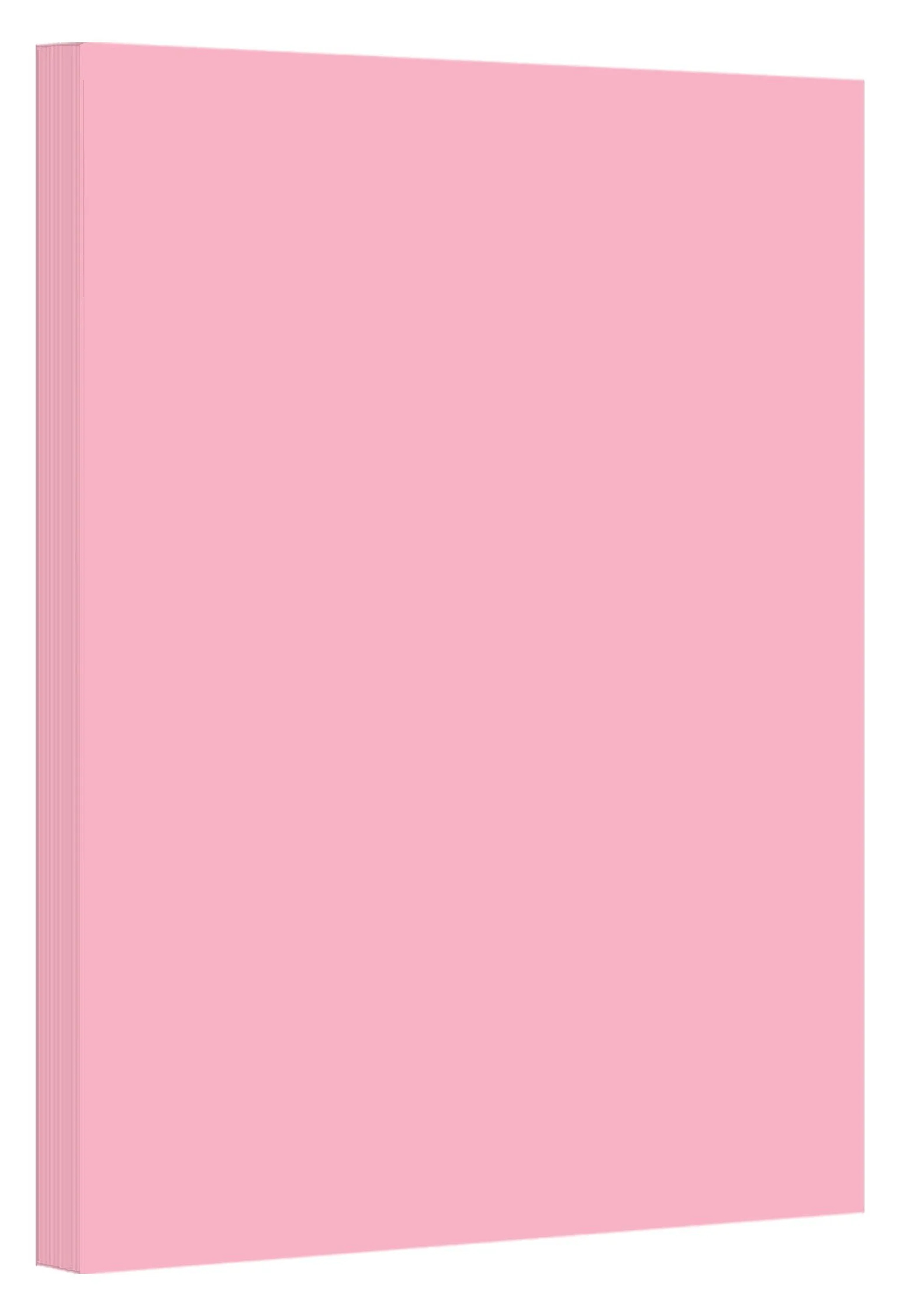 Pink Pastel Color Card Stock Paper, 67lb Cover Medium Weight Cardstock, for Arts & Crafts, Coloring, Announcements, Stationary Printing at School, Office, Home | 8.5 x 11 | 50 Sheets Per Pack