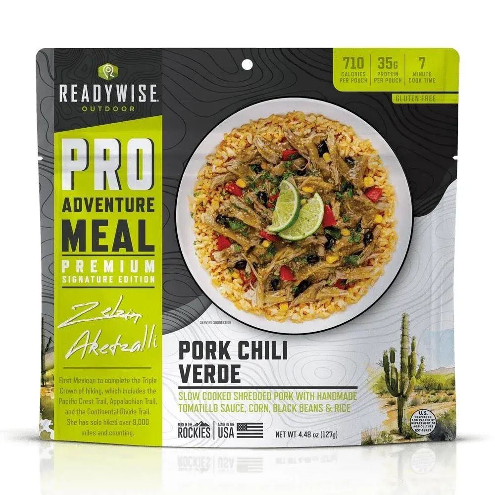 ReadyWise Outdoor Pro Meal Pork Chile Verde