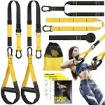 Home Resistance Training Kit, Resistance Trainer Fitness Straps for Full Body Workout, Bodyweight Resistance Bands with Handles, Door Anchor, Heavy