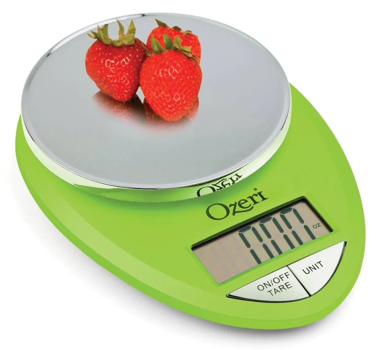 Ozeri Pro Digital Kitchen Food Scale, 0.05 oz / 1 G to 12 lbs / 5.4 kg - Green