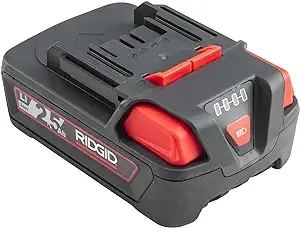 Ridgid 56513 1-Piece 18V 2.5 Ah Lithium-Ion Battery