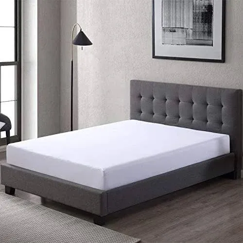 EXQ Home Full Mattress Pad Quilted Mattress Protector Fitted Sheet Mattress Cover for Bed Stretch Up to 18â€ Deep Pocket