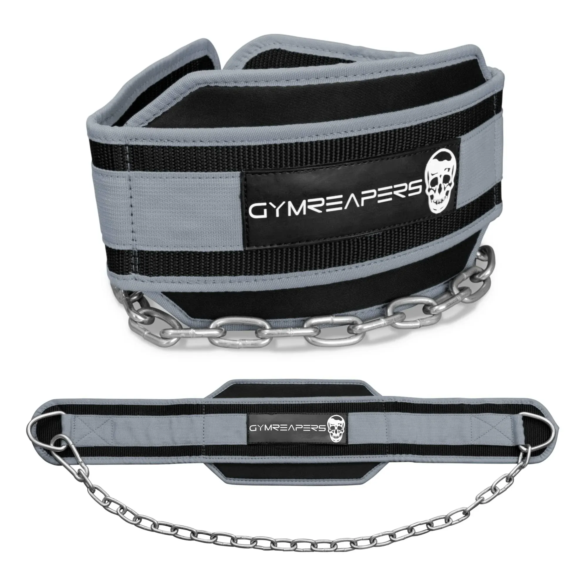 Gymreapers Dip Belt With Chain For Weightlifting, Pull Ups, Dips - Heavy Duty Steel Chain For Added Weight Training