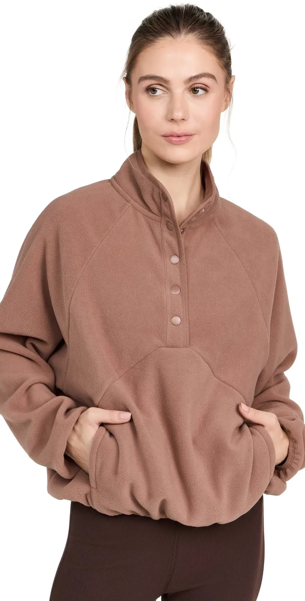 Beyond Yoga Tranquility Pullover | Nutmeg / L