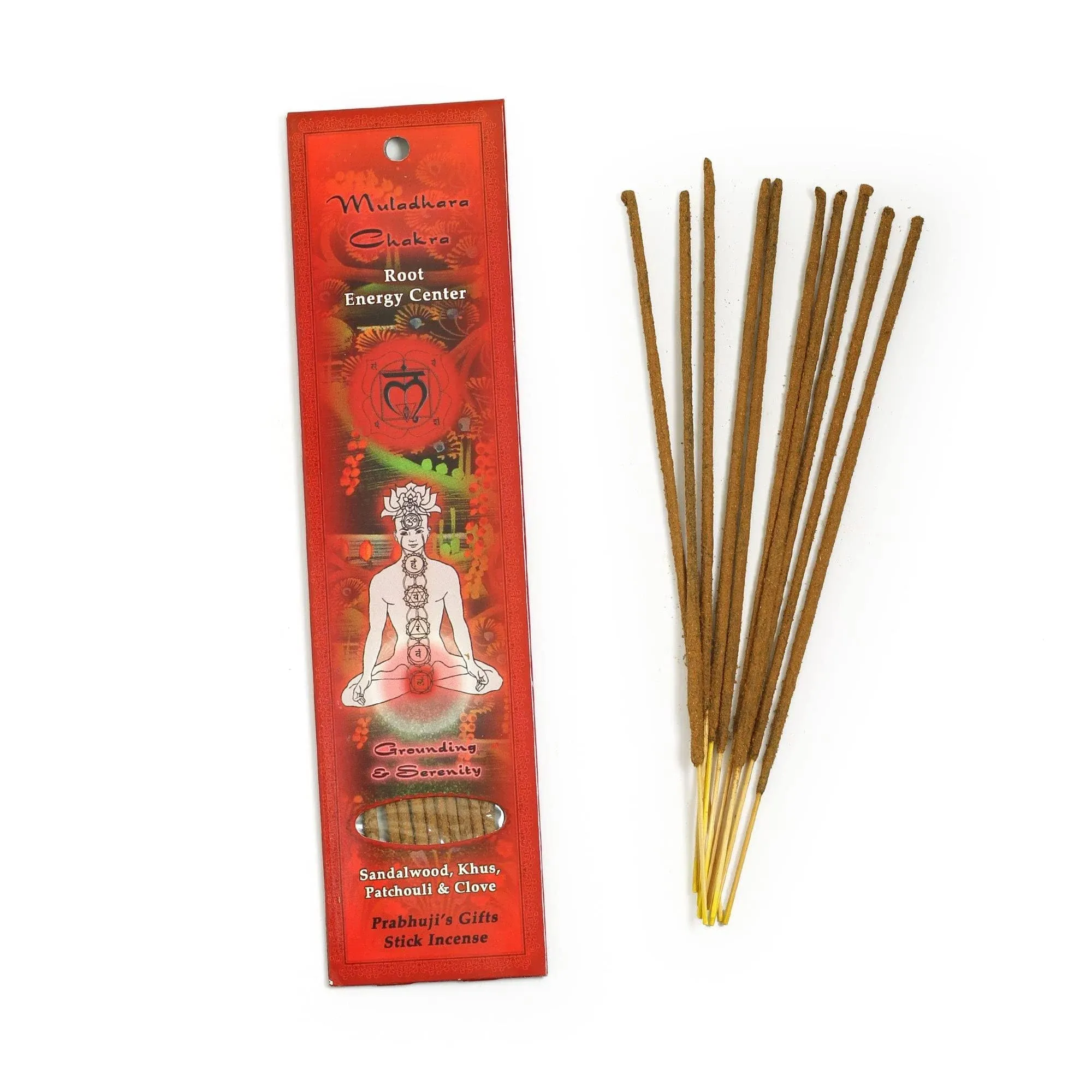 Incense Sticks Root Chakra Muladhara - Grounding And Serenity