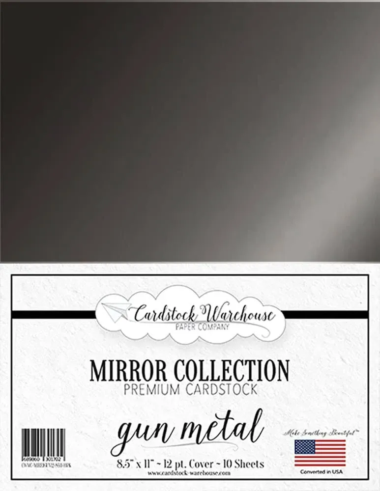 Gun Metal MirriCard Mirror Cardstock