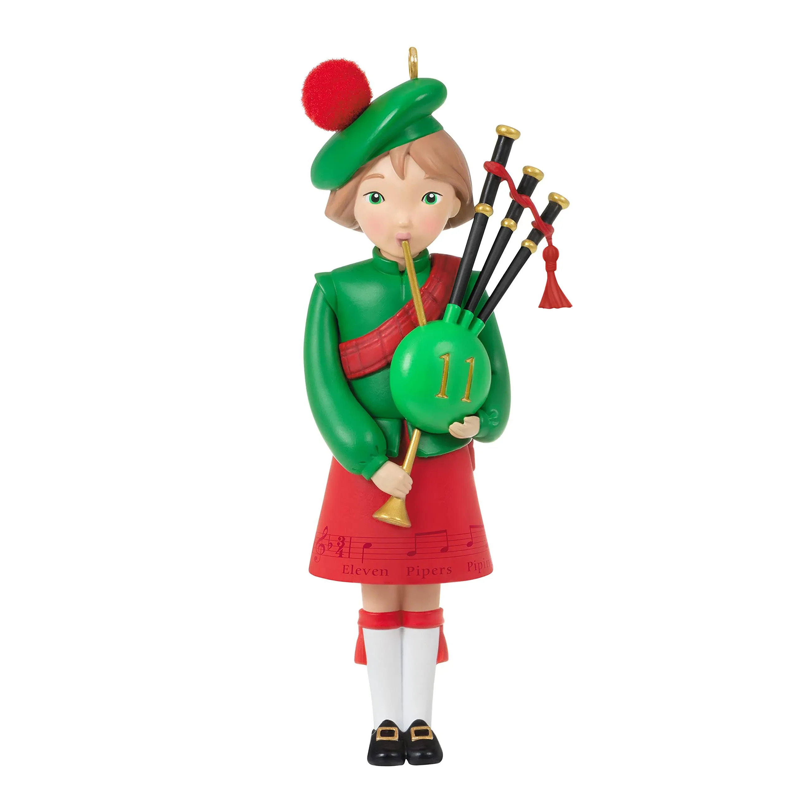 Hallmark Keepsake Twelve Days of Christmas Ornament - Eleven Pipers Piping