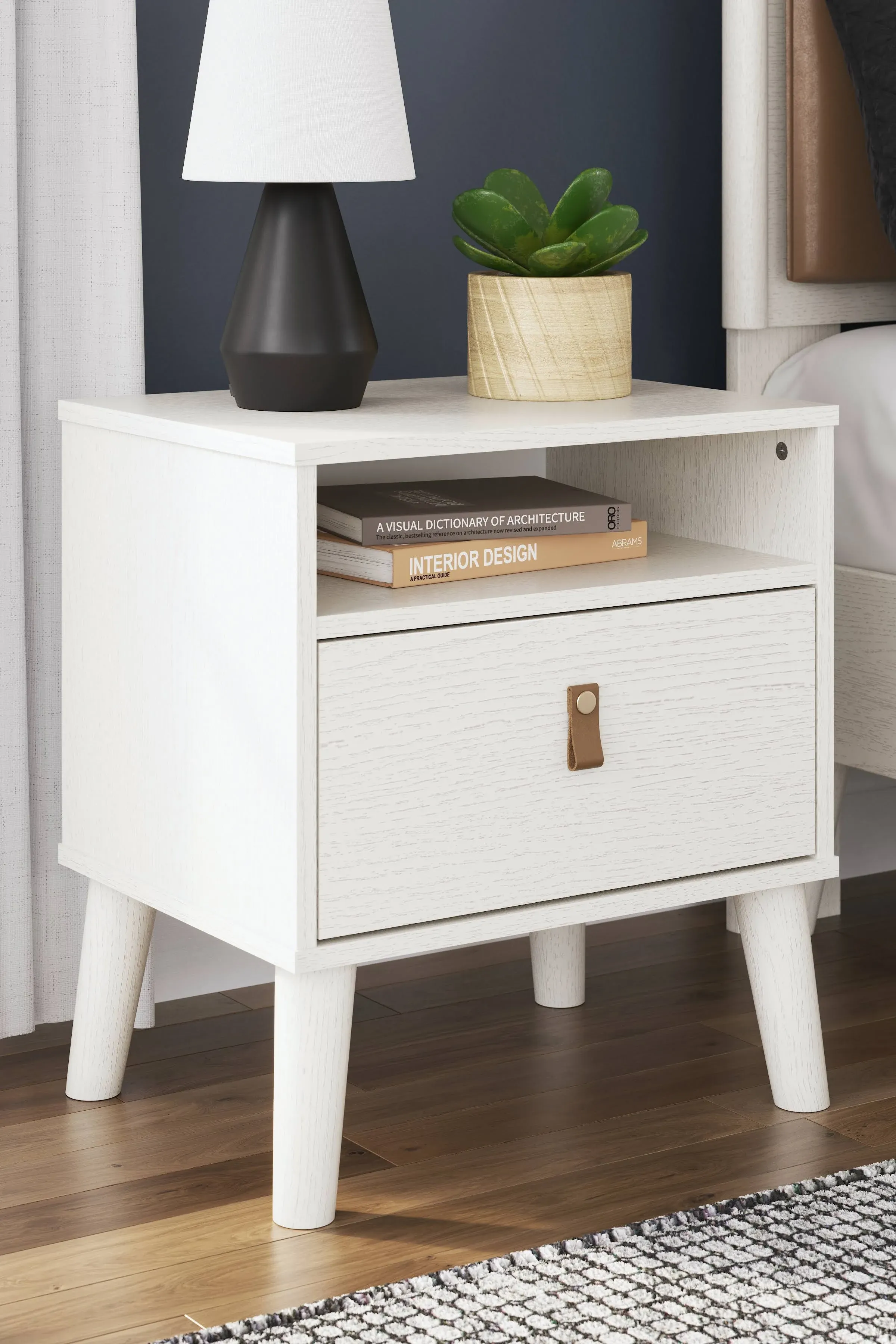 Signature Design by Ashley Contemporary Aprilyn Nightstand White