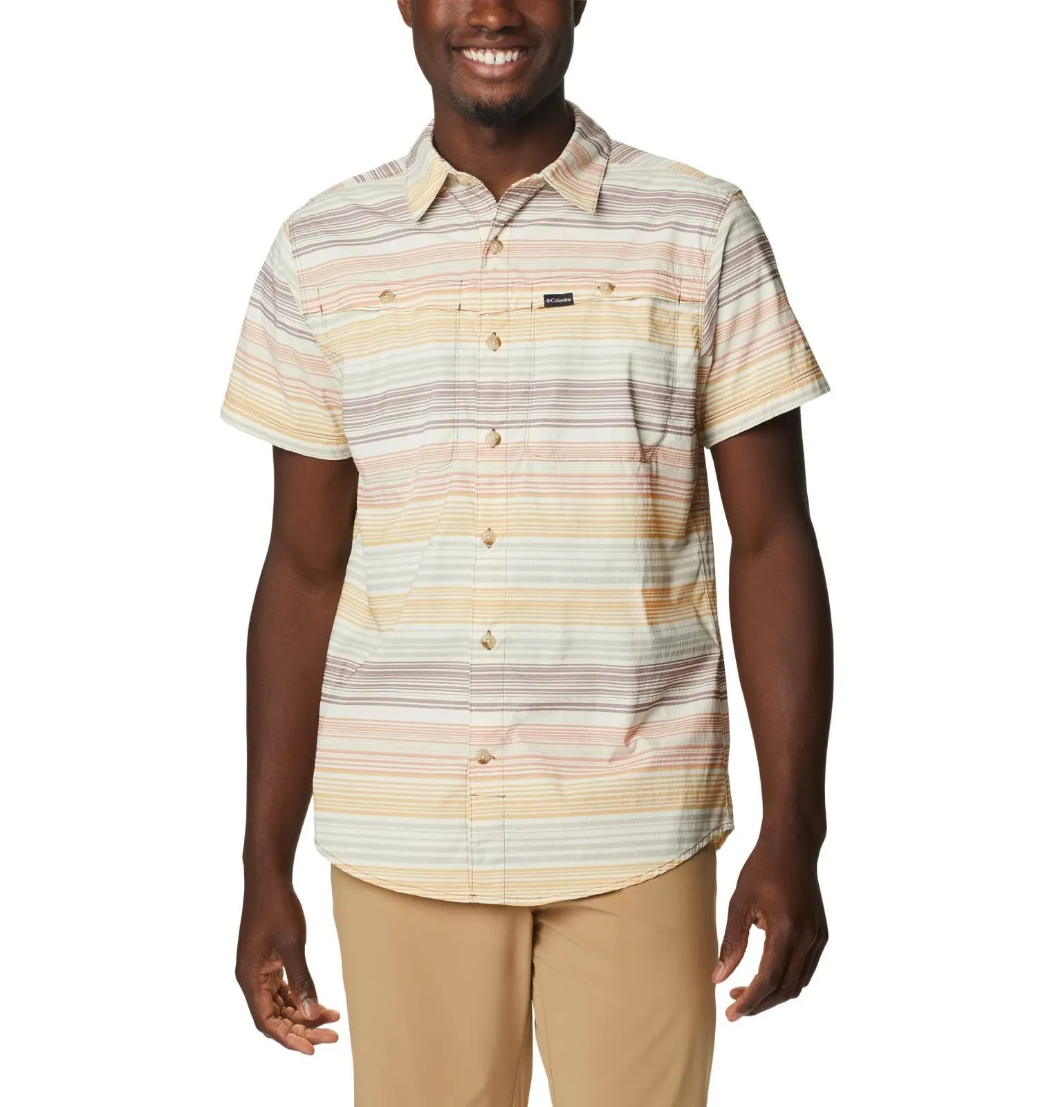 Columbia Sportswear Men's Newton Ridge Plaid Short Sleeve Shirt