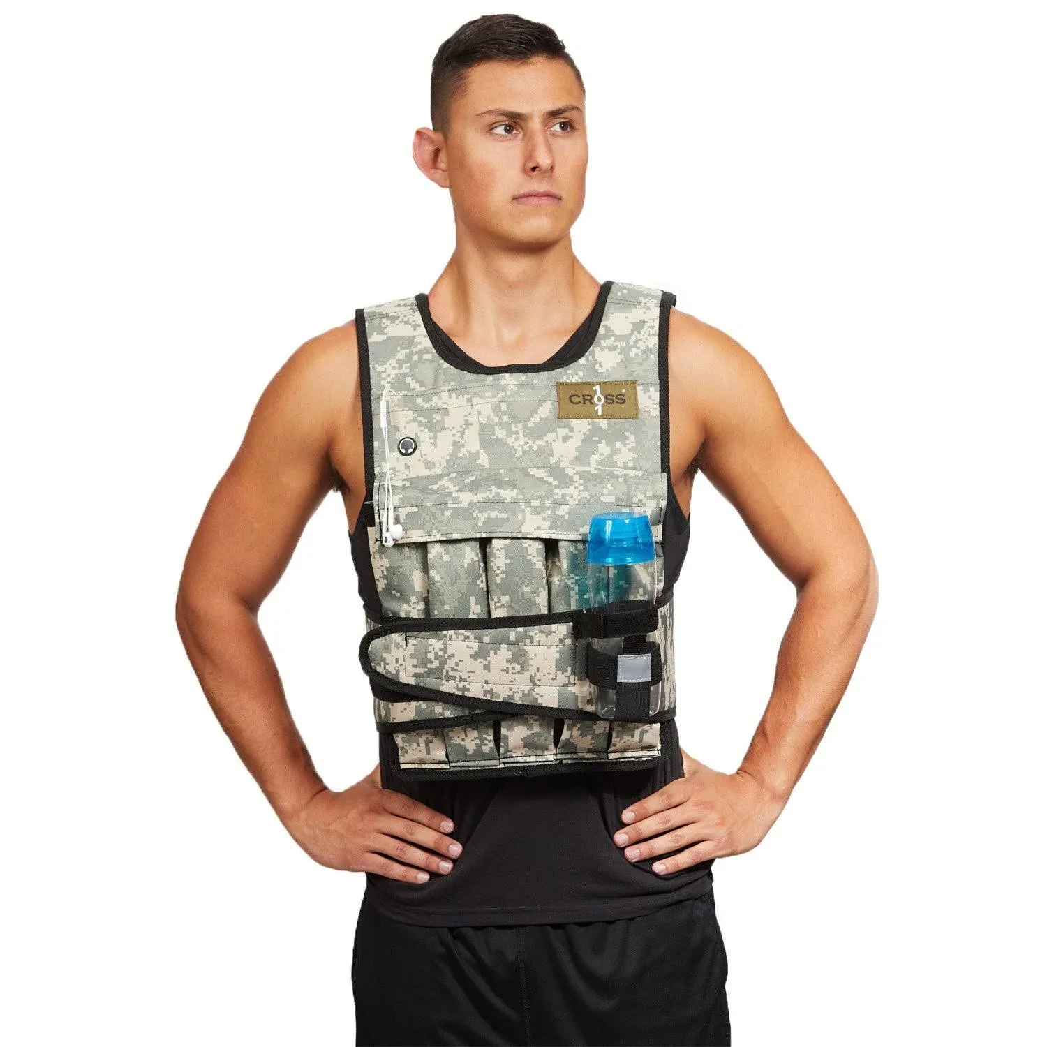 CROSS101 Adjustable Weighted Vest Shoulder Pads