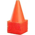 Cartman 7 inch 24 Pack Sports Cones, Agility Field Marker Cones, Plastic Traffic Training Cones for Outdoor Activity & Festive Events