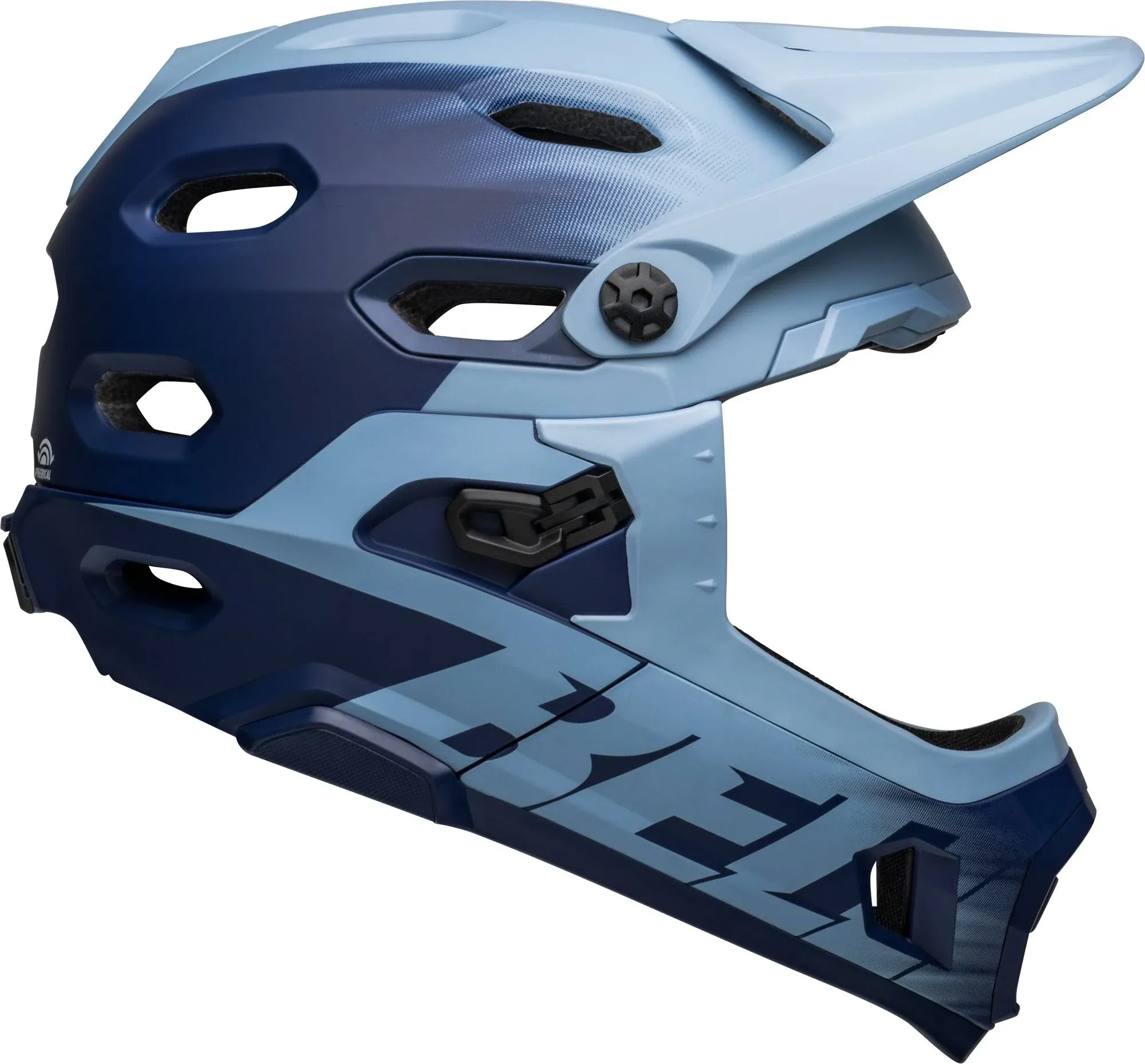 Bell Super DH Spherical MIPS Helmet 2024 - Matte Light Blue/Navy - Medium (Matte Light Blue/Navy)