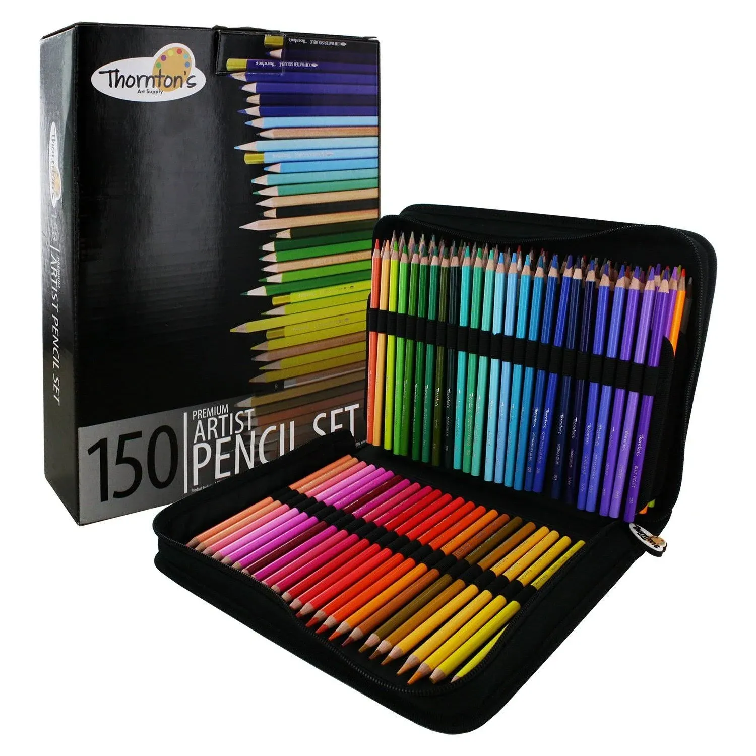 220 Professional Colouring Pencils | US Edition Pencil set |Colouring Pencil Storage | Aqua colour pencils| Wet & dry colour pencils storage