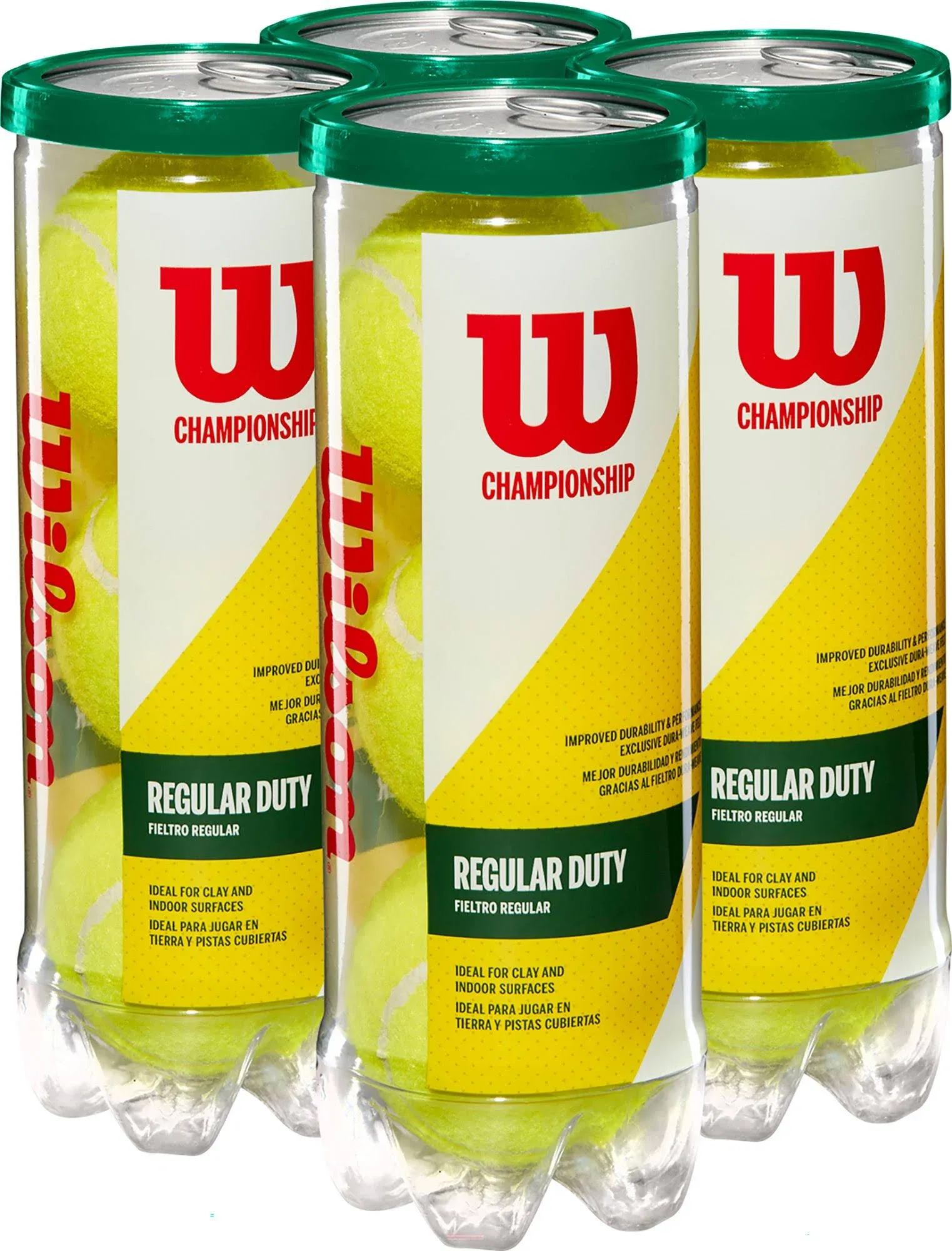 Wilson Championship Regular Duty Tennis Balls 4-Pack