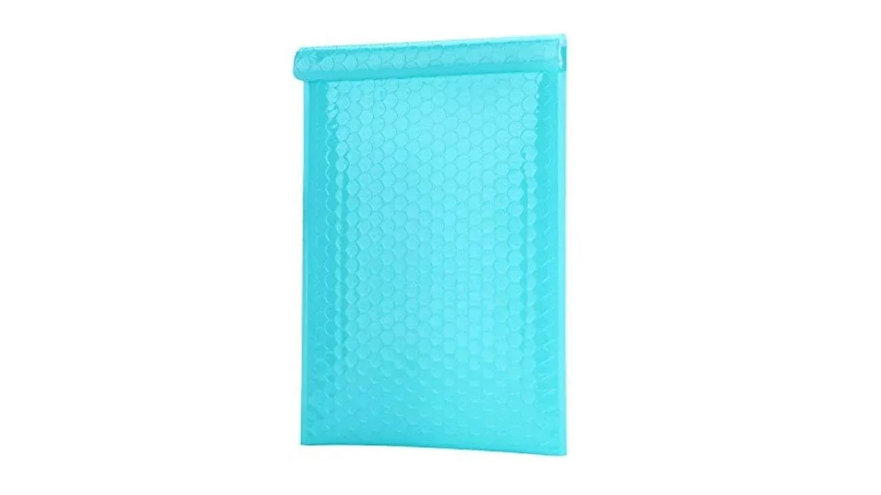 25 #000 4x8 Teal Poly Bubble Padded Envelopes Self-Sealing Shipping Mailers