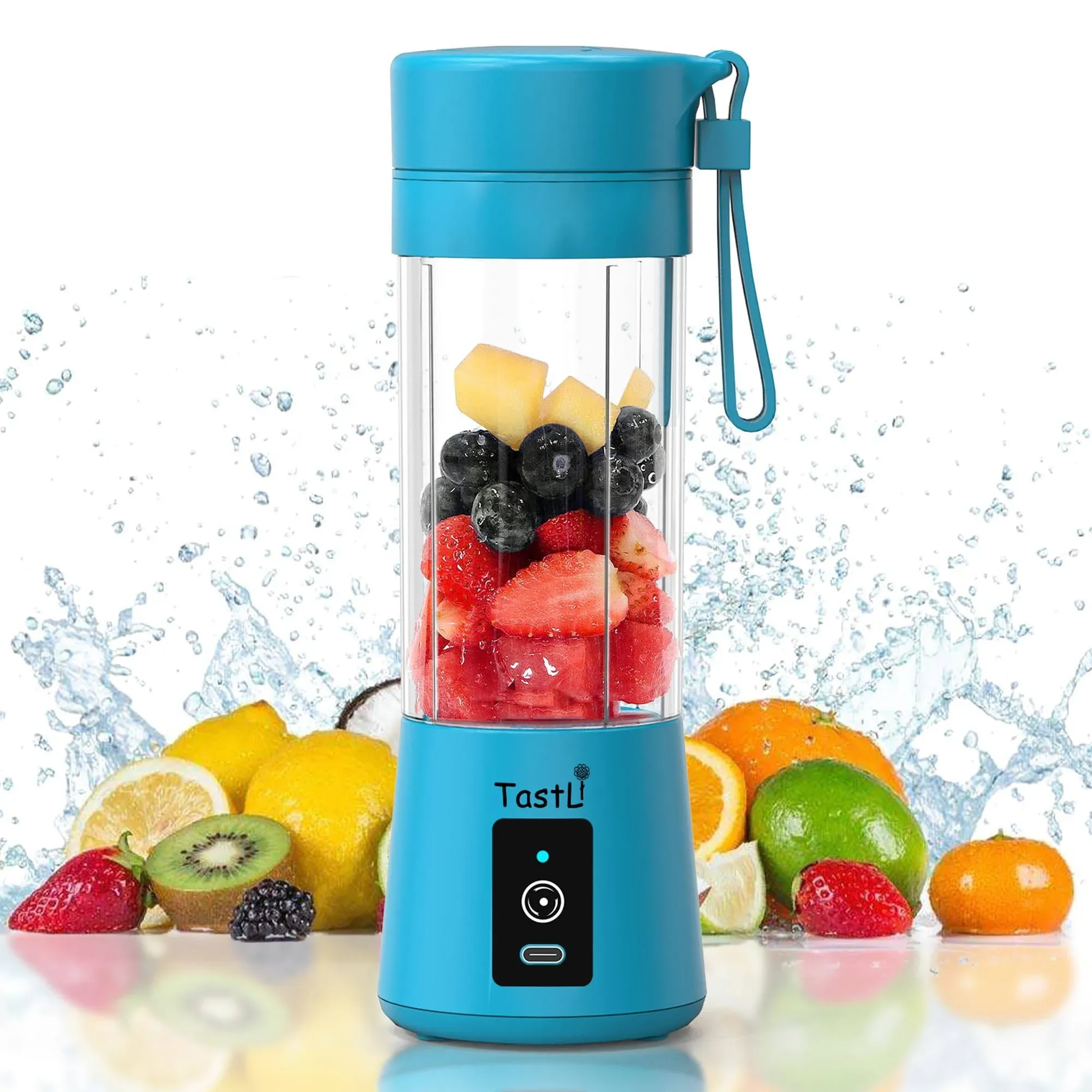 Portable Blender for shakes and smoothies, Cordless Personal Mini 13oz compact