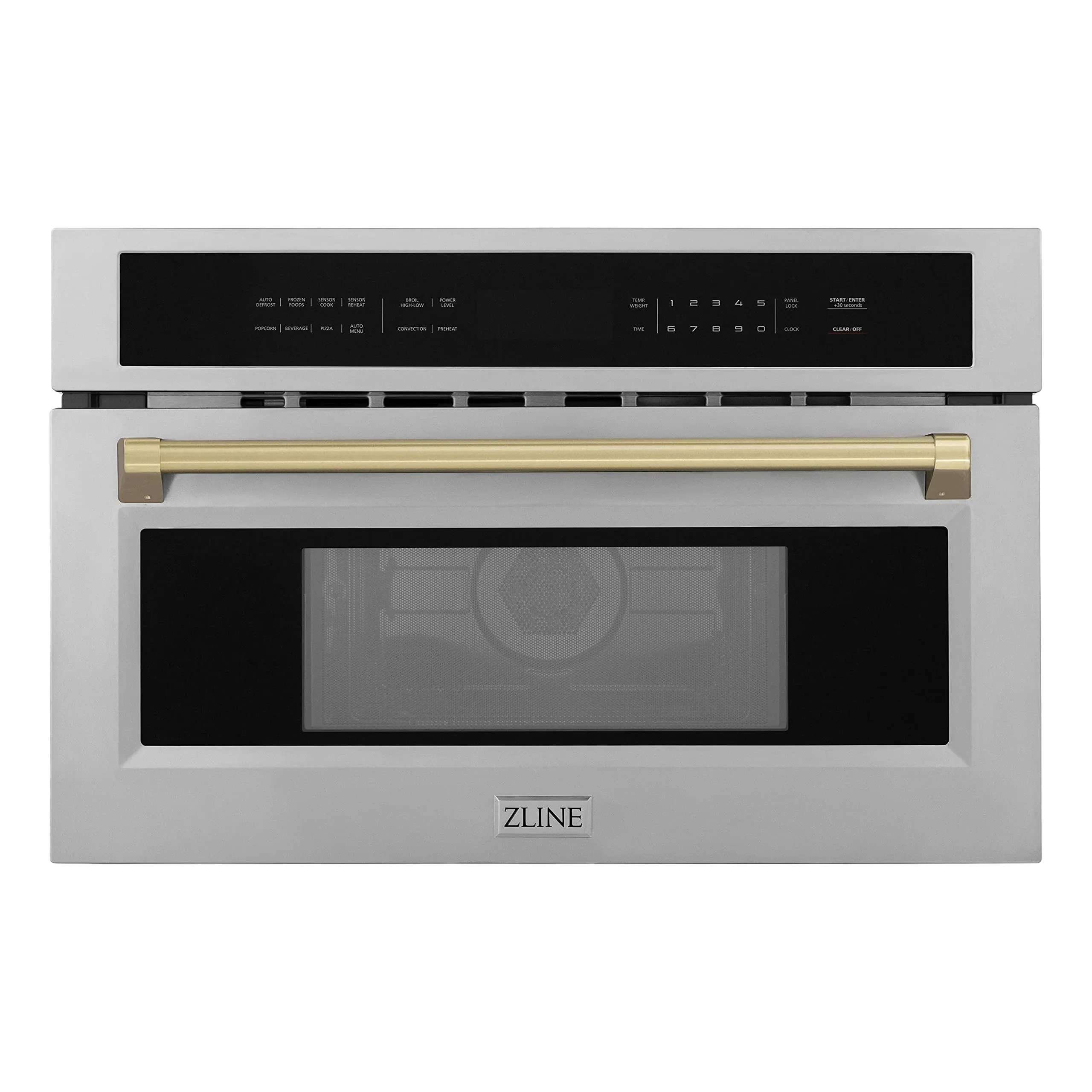 ZLINE Autograph Edition 30 1.6 Cu ft. Built-In Convection Microwave Oven in ...