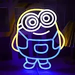 WonderfulLife Anime Neon Sign for Wall Decor,Cute Neons for Kids Birthday Gif...