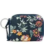 Vera Bradley Women's Cotton Petite Zip-Around Wallet with RFID Protection