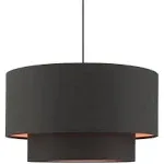 Livex Lighting 45618-04 Sentosa 3 Light 20 inch Black Pendant Ceiling Light