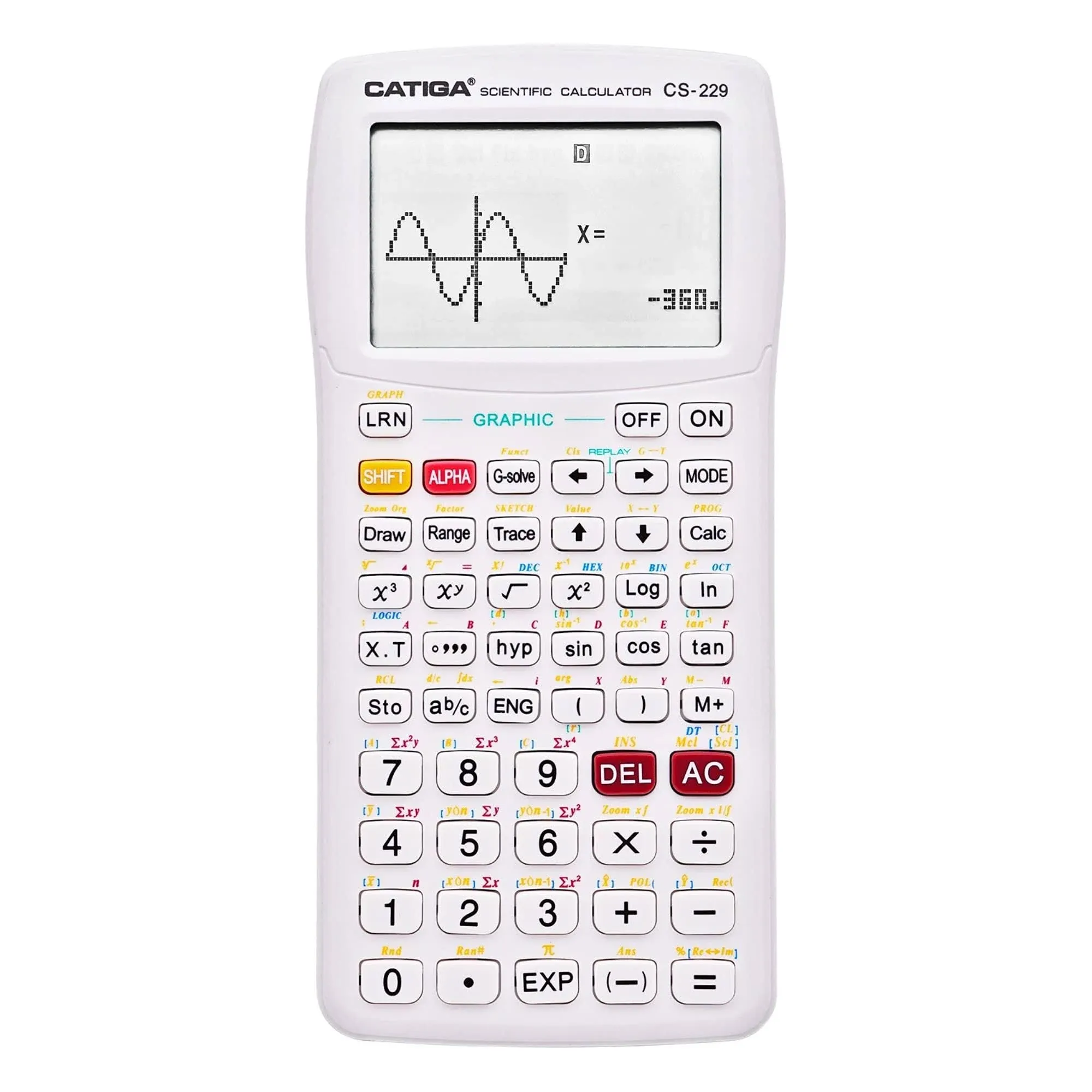 Catiga Scientific Calculator with Graphic Functions Multiple Modes with Intuitive Interface Perfect for Students of Beginner