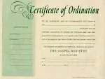 Broadman & Holman Certificate of Ordination for Minister, 8.5" x 11" - 6 Pack