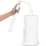 simplehuman Paper Towel Pump - White Steel