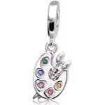 Charms Fit Paint Brush Tray Bracelet Plata De Ley 925 Silver Charm Beads Jewelry