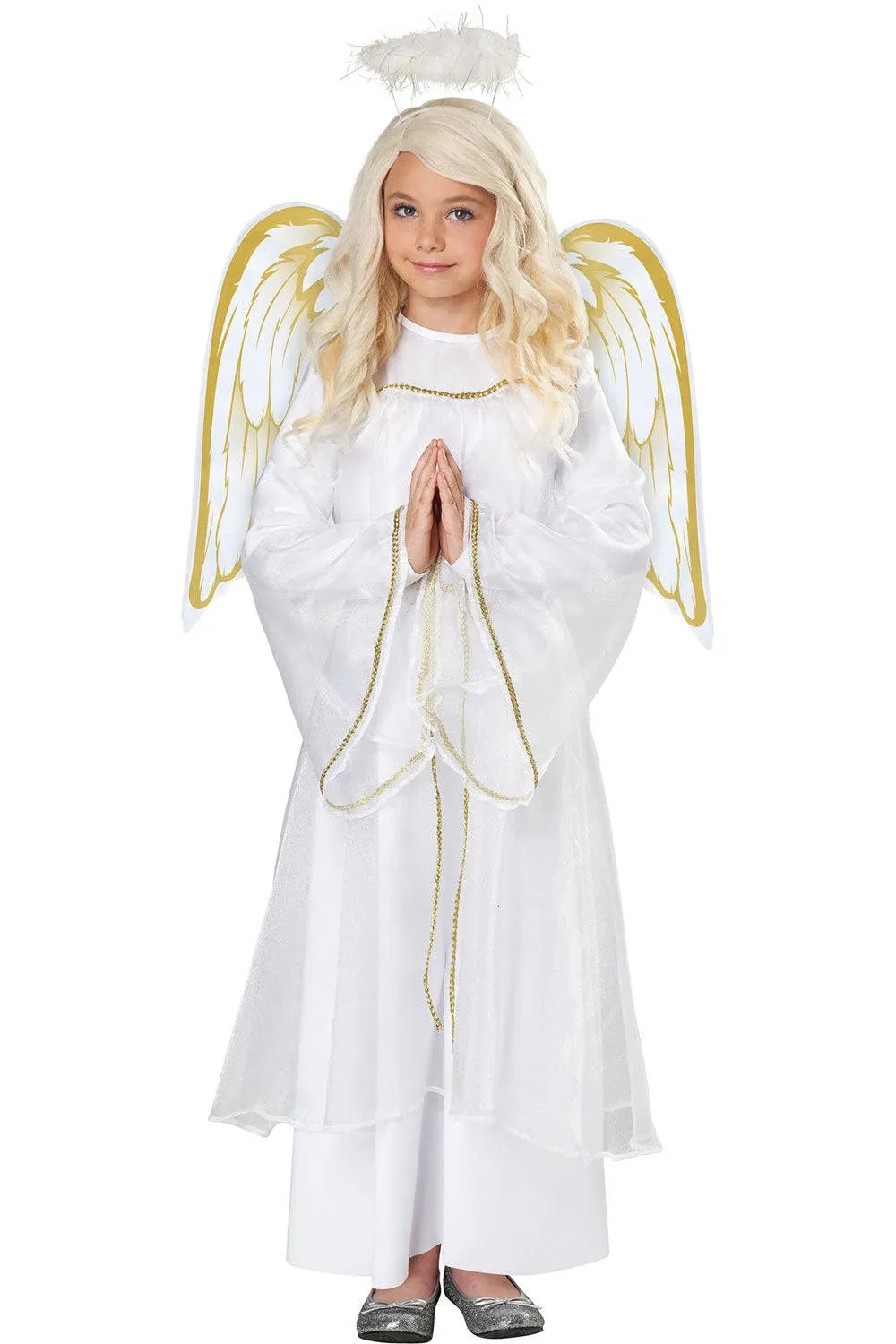 California Costume HOLIDAY ANGEL wing Child Girls halloween outfit 00541