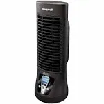 Honeywell HTF210B QuietSet Personal Table Fan, Black – Oscillating Personal Fan with Quiet Operation and 4 Levels of Power and Sound