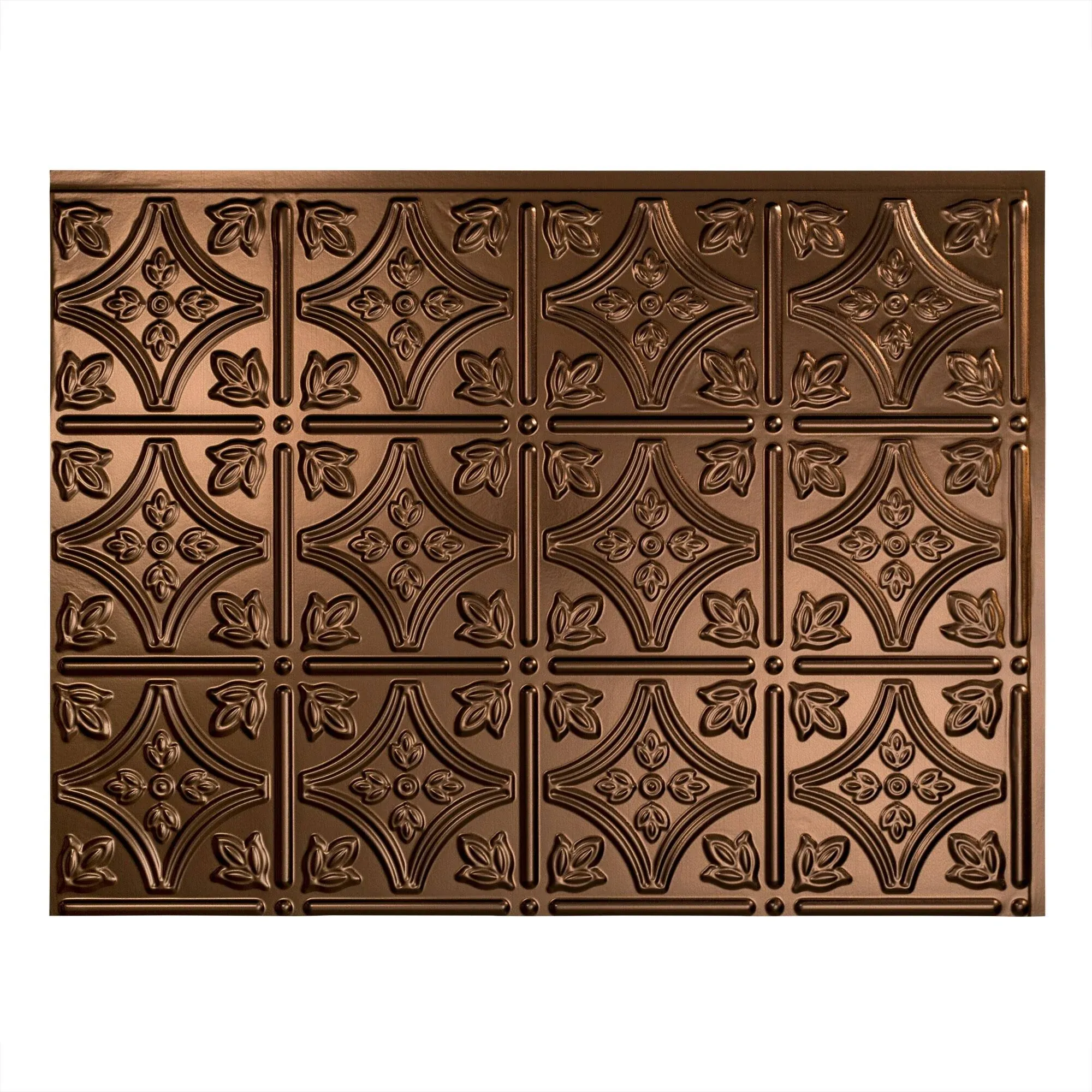 FASÄDE Traditional Style/Pattern 1 Decorative Vinyl Backsplash 15 sq ft Kit in Oil-Rubbed Bronze