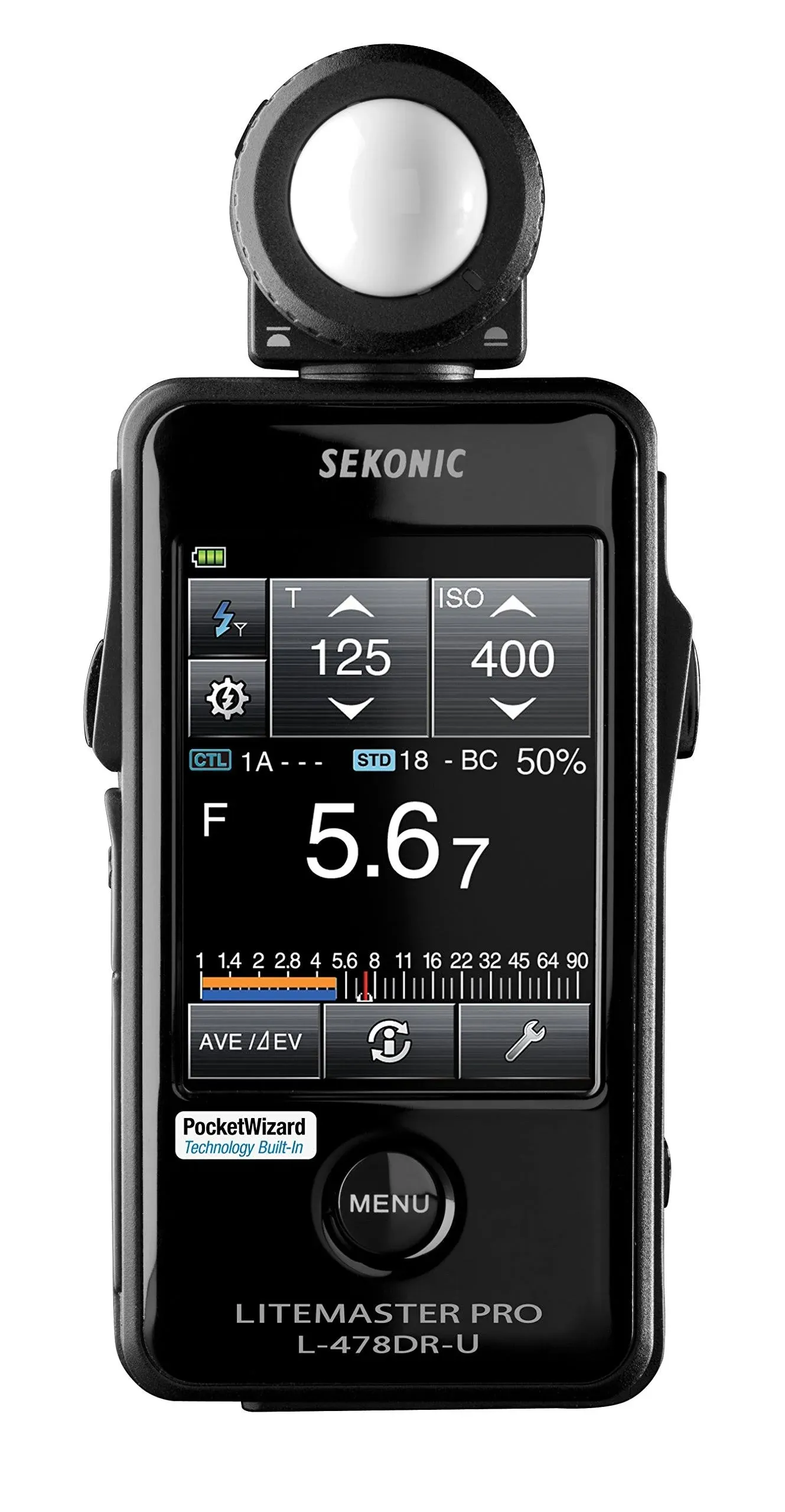 Sekonic LiteMaster Pro L-478DR-U Light Meter for PocketWizard System