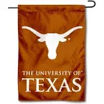 Texas Longhorns Wordmark Garden Flag