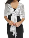 SPARKLING Metallic Shawls and Wraps