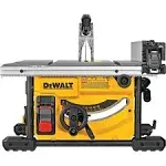 DeWalt DWE7485 8-1/4 in. Compact Jobsite Table Saw