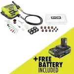 One+ 18V Cordless Rotary Tool Station with Free 2.0 Ah Battery