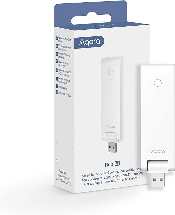 Aqara Smart Hub E1 (2.4 GHz Wi-Fi Required), Powered by USB-A, Acts As A Wi-Fi Repeater (Hotspot) for Up to 2 Devices