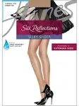 Hanes Silky Sheer Control Top Sandalfoot Pantyhose 717